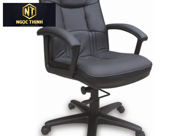 Ghế lãnh đạo có đệm tựa bọc da SG669